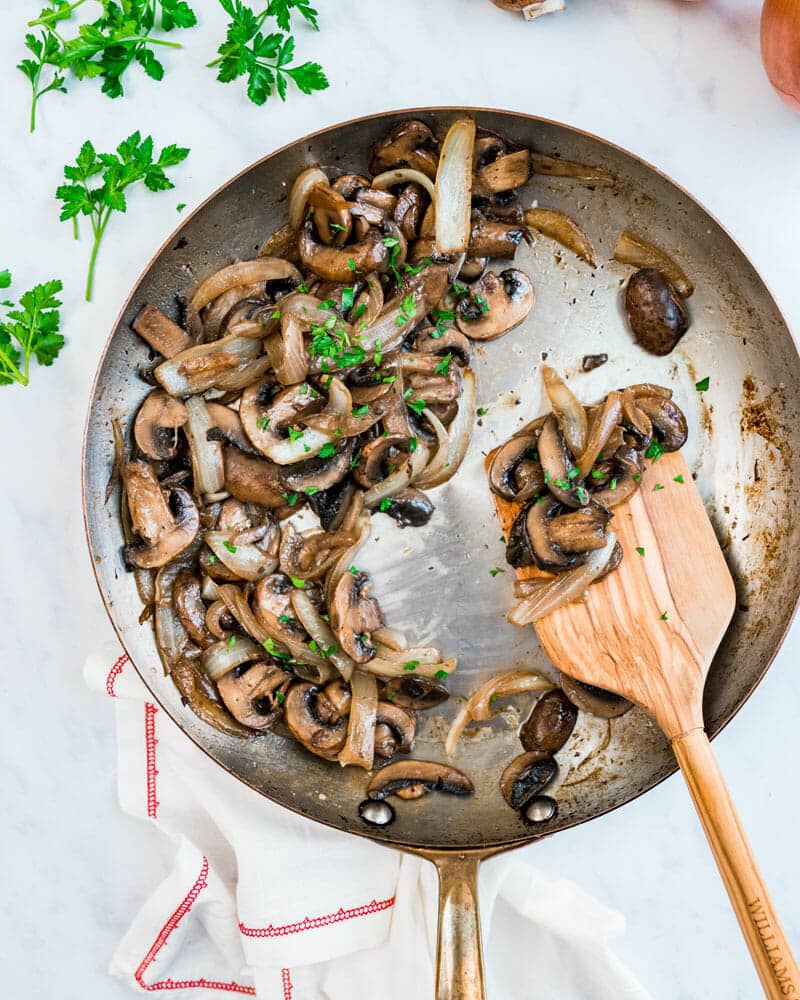 Versatile Sauteed Mushrooms & Onions: Side Dish to Burger Topping